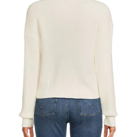 DESIGN HISTORY Women's Bow Ribbed Cardigan - L - NWT - Picture 2 of 6